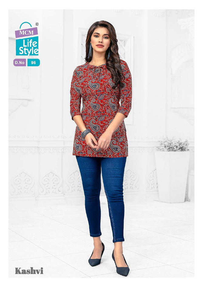 Kashvi Vol 7 By Mcm Cotton Printed Ladies Top Wholesale Online